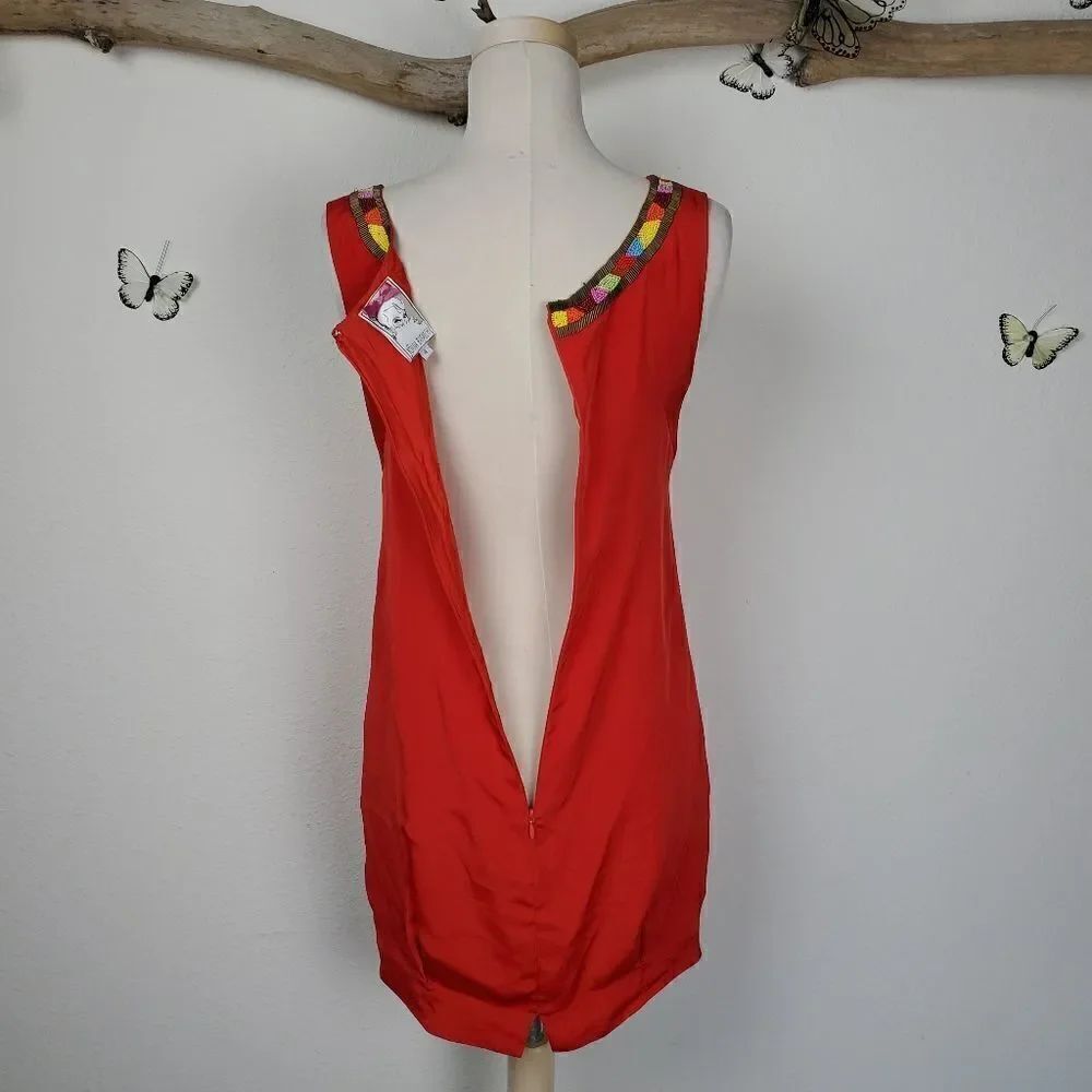 Yoana Baraschi beaded red dress - Picture 3 of 8